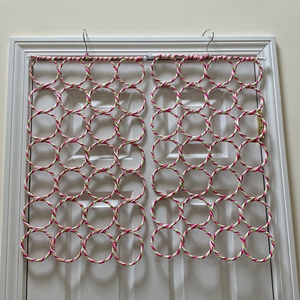NWOT Two Hanging Closet Organizers - Holds scarves, ties, belts, etc.